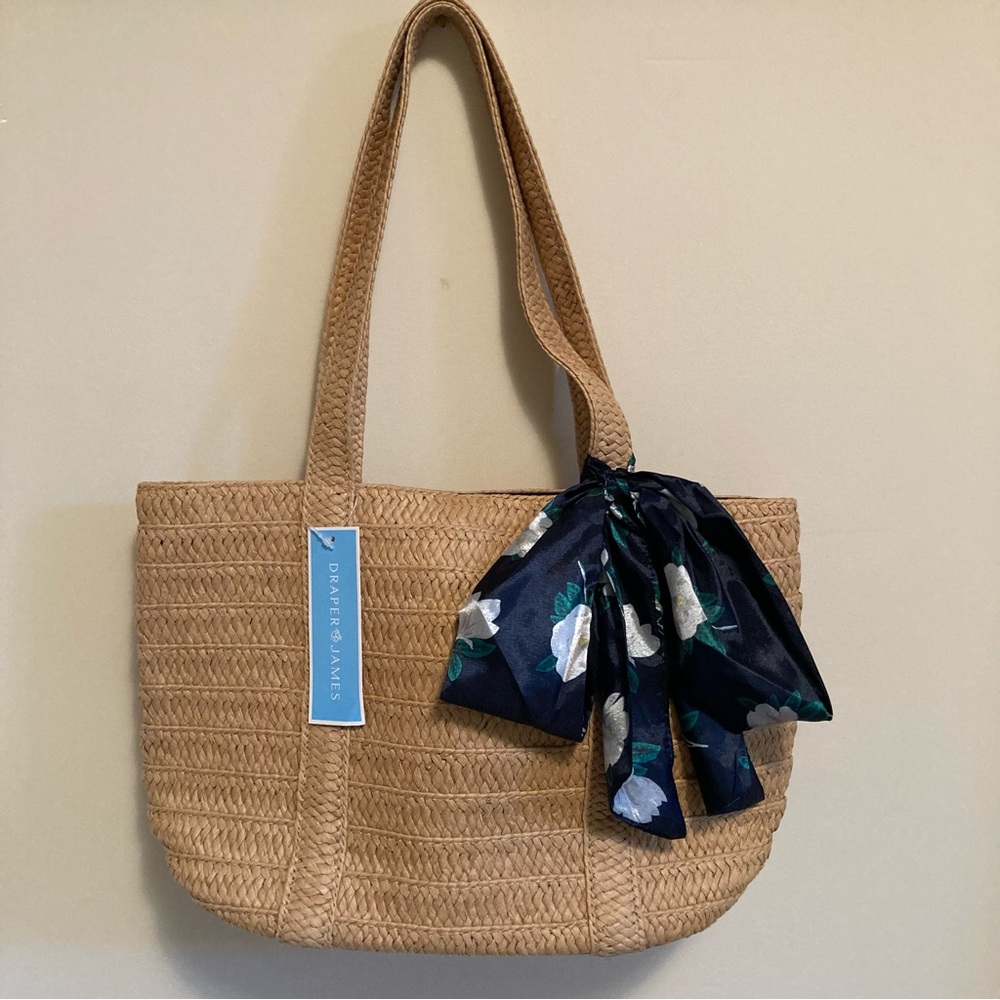 Draper James Everyday Straw bag NWT